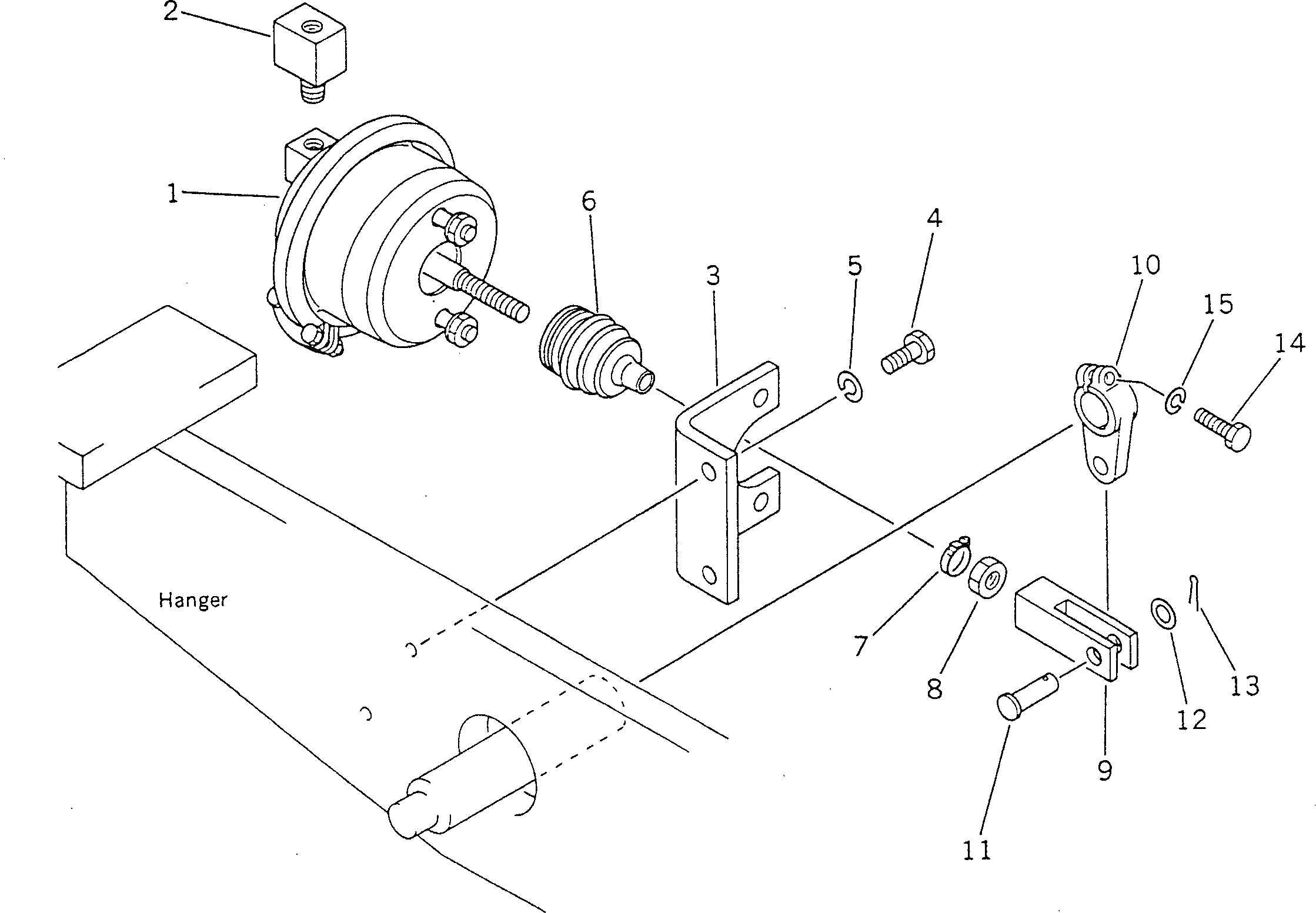 Схема запчастей Komatsu GD705A-4 - РЫЧАГ БЛОКИР. ДИФФЕРЕНЦИАЛА (ДЛЯ КИТАЙ №-) СИСТЕМА УПРАВЛЕНИЯ