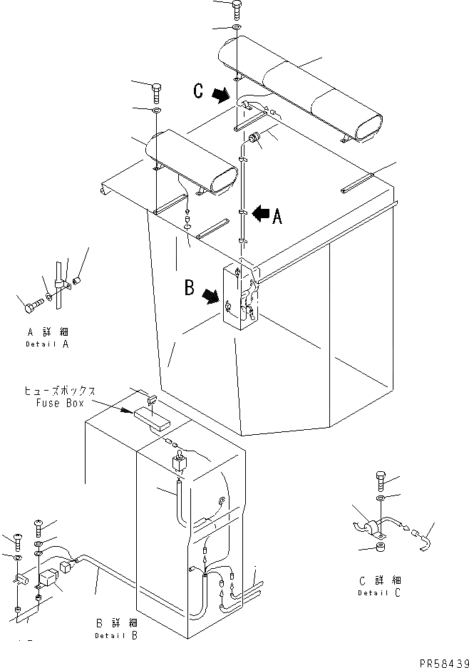 Схема запчастей Komatsu GD705A-4A - СИГНАЛИЗ-Я ОСВЕЩЕНИЕ (РАССЕЯННОГО СВЕТА) (KOITO)           (СНЕГОУБОРОЧН. СПЕЦ-Я.)(№7-) КОМПОНЕНТЫ ДВИГАТЕЛЯ И ЭЛЕКТРИКА