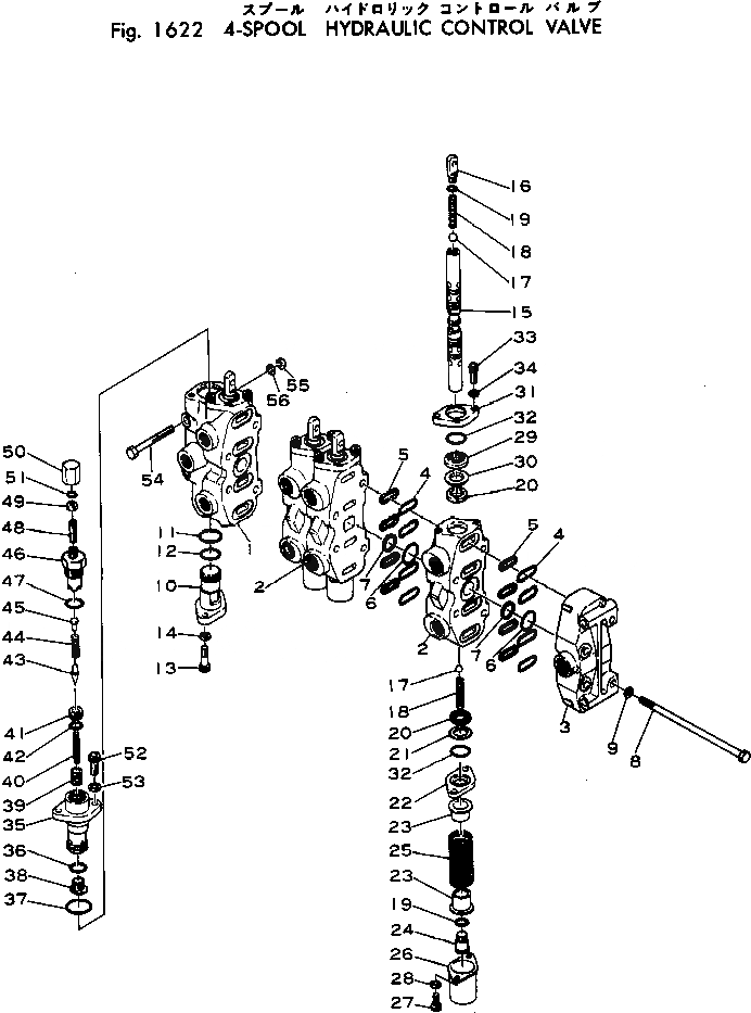 Схема запчастей Komatsu GD705R-1A - 4-Х СЕКЦИОНН. ГИДРАВЛ УПРАВЛЯЮЩ. КЛАПАН ГИДРАВЛИКА