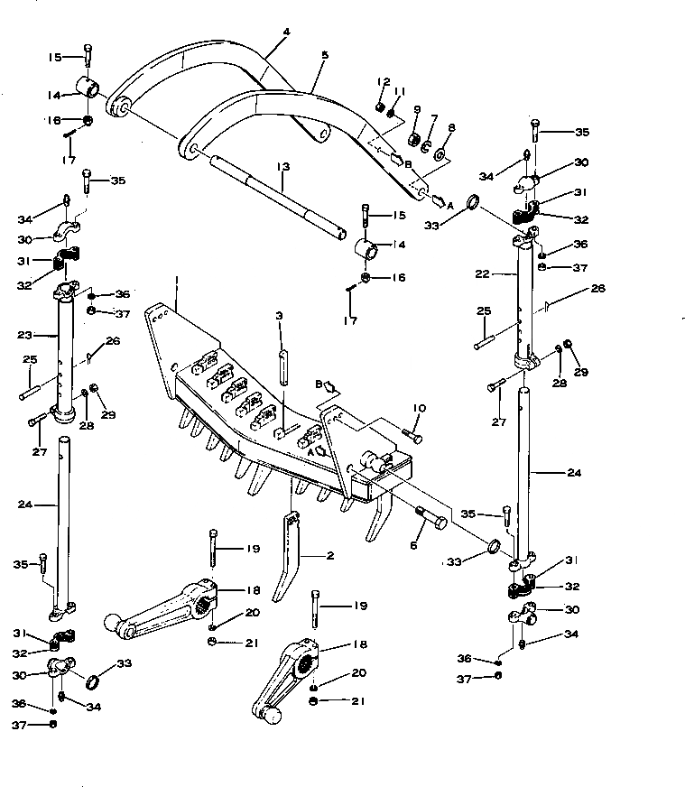 Схема запчастей Komatsu GD705R-2 - SCARIFIER ОПЦИОННЫЕ КОМПОНЕНТЫ