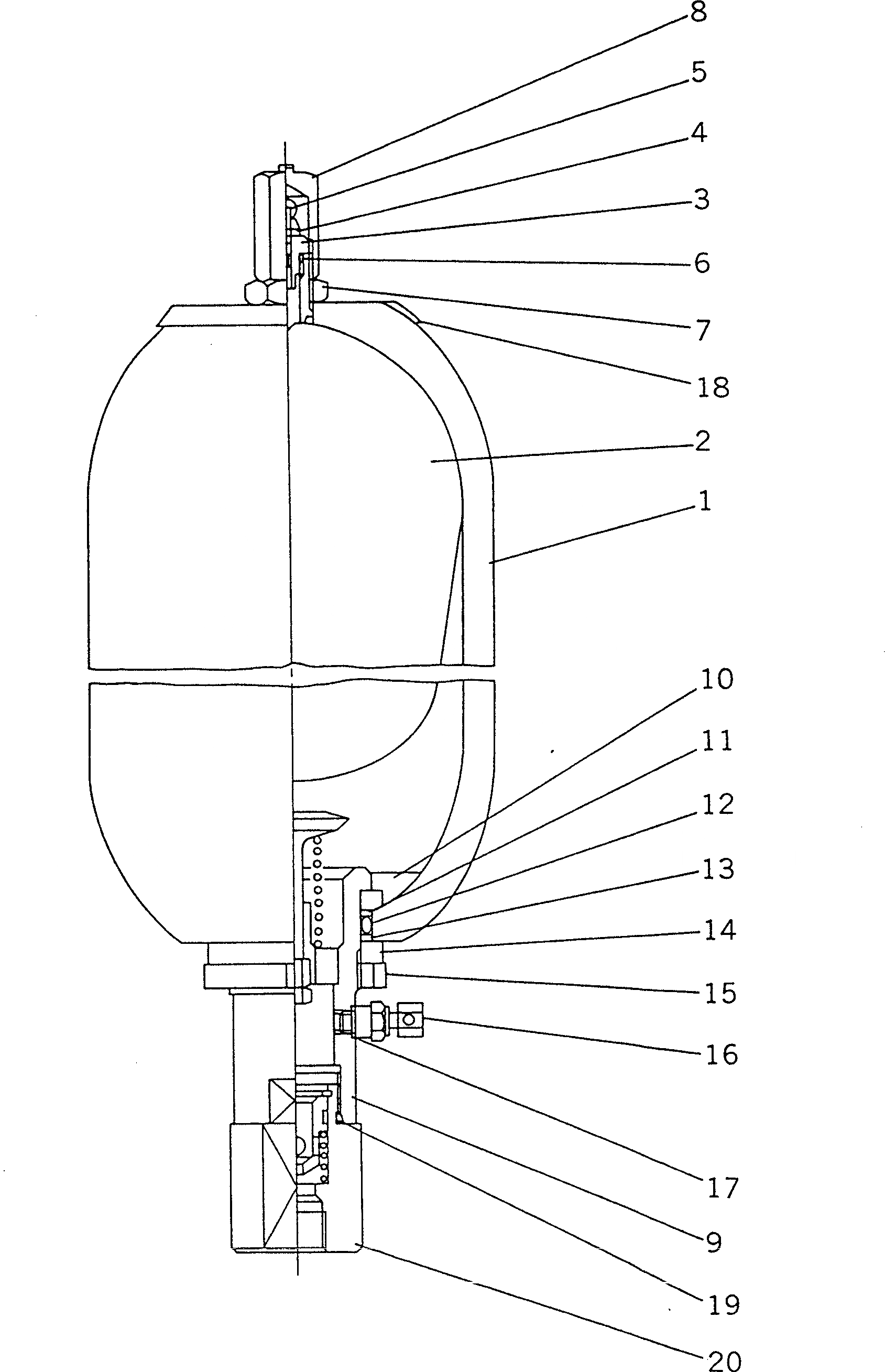 Схема запчастей Komatsu GD725A-1 - ОТВАЛ АККУМУЛЯТОР(№-.) ГИДРАВЛИКА