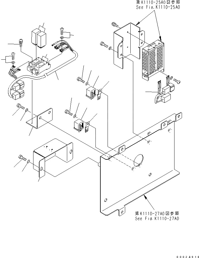 Схема запчастей Komatsu GD755-3 - АВТОМАТИЧ. ОТВАЛ КОНТРОЛЛЕР КАБИНА ОПЕРАТОРА И СИСТЕМА УПРАВЛЕНИЯ