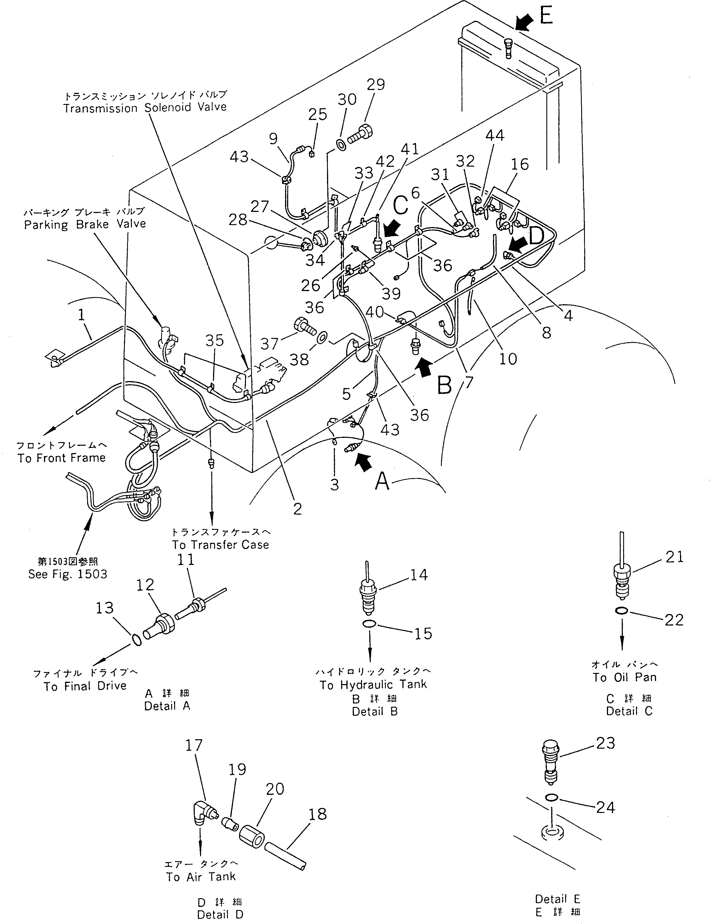 Схема запчастей Komatsu GD805A-1 - ЭЛЕКТРИКА (ЗАДН.) (/)(№-) КОМПОНЕНТЫ ДВИГАТЕЛЯ И ЭЛЕКТРИКА