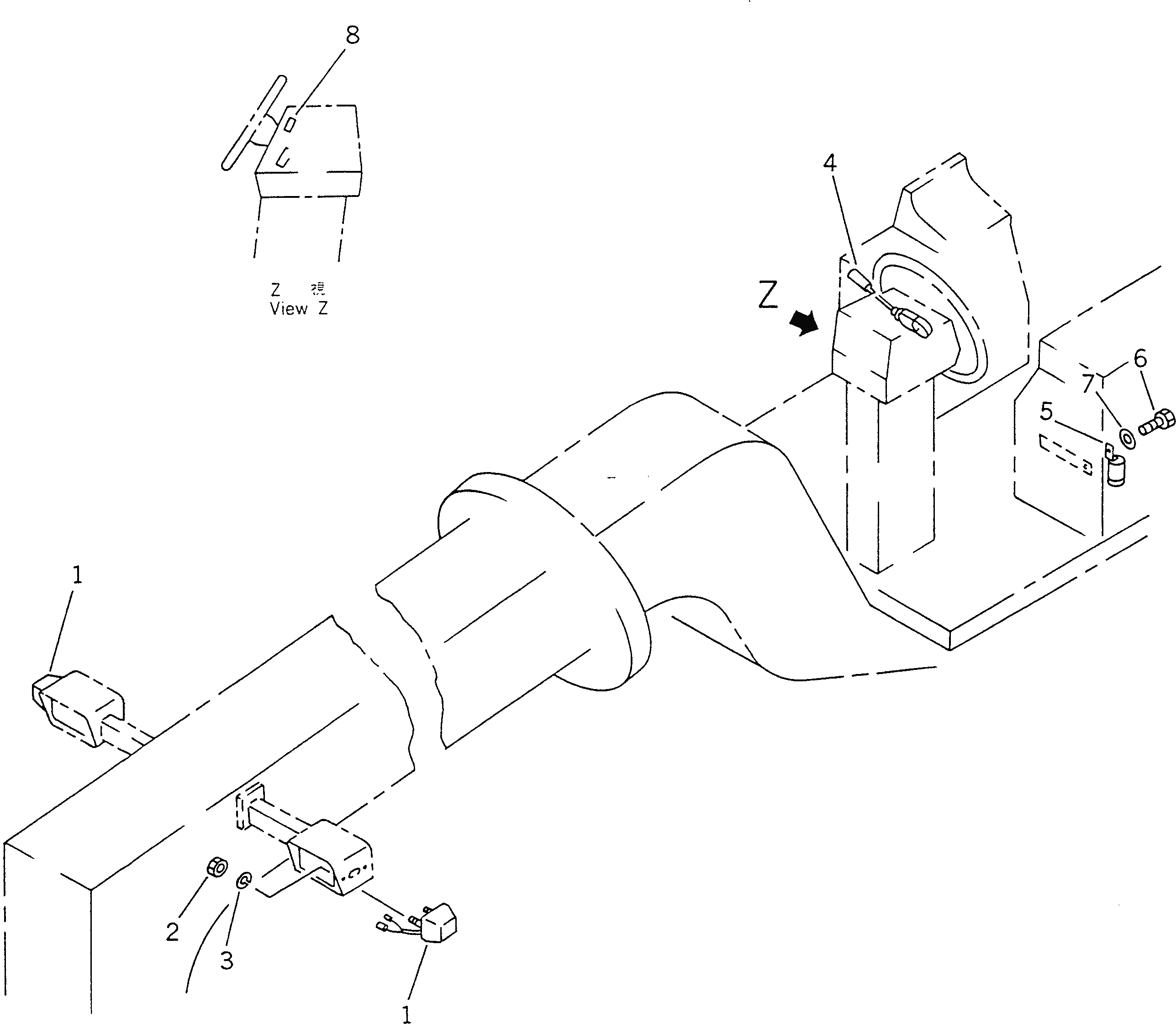 Схема запчастей Komatsu GD805A-1 - COMBINATION ОСВЕЩЕНИЕ КОМПОНЕНТЫ ДВИГАТЕЛЯ И ЭЛЕКТРИКА
