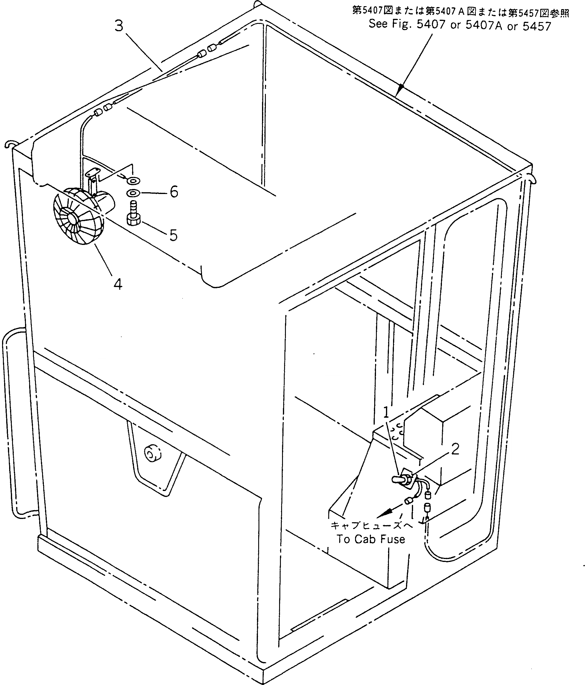 Схема запчастей Komatsu GD805A-1 - ОБОГРЕВАТЕЛЬ. (/) РАМА И ЧАСТИ КОРПУСА