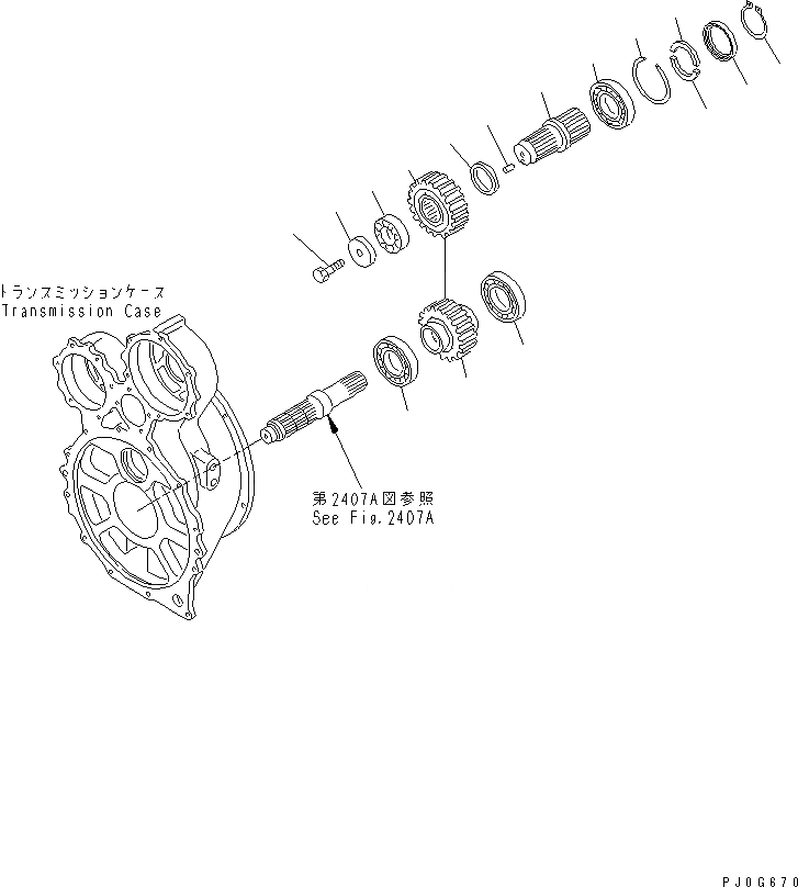 Схема запчастей Komatsu GD825A-2 - ТРАНСМИССИЯ (МЕХ-М ОТБОРА МОЩН-ТИ) (/)(№-98) СИЛОВАЯ ПЕРЕДАЧА