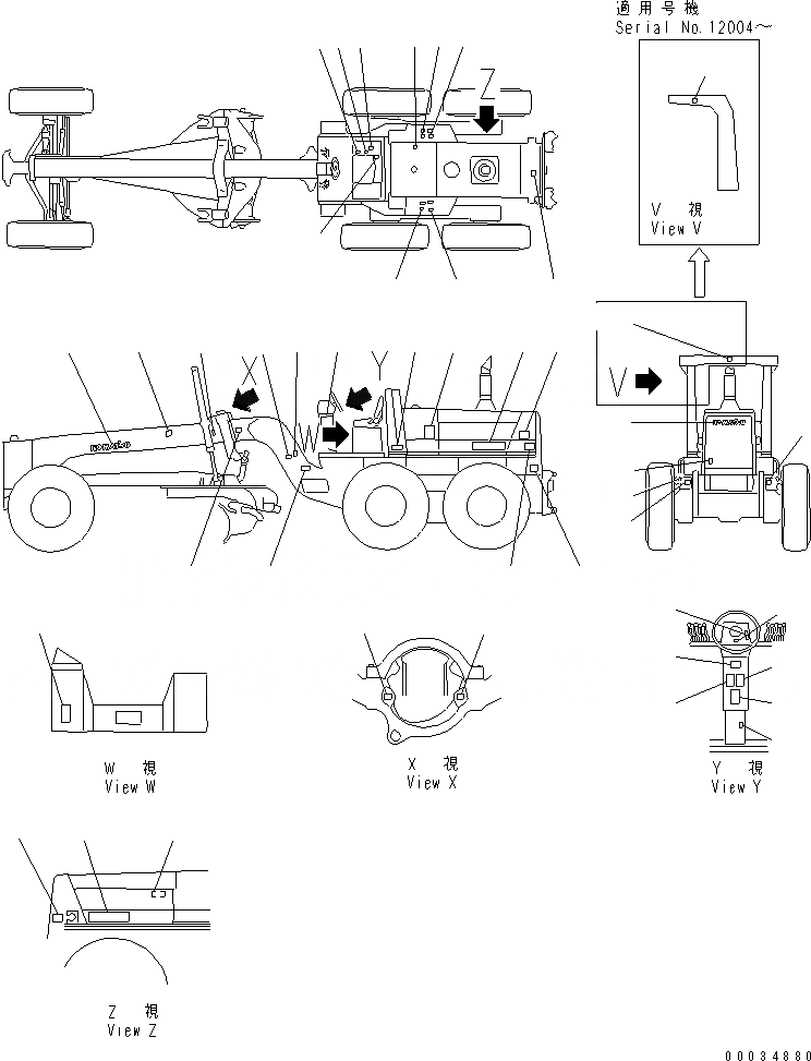 Схема запчастей Komatsu GD825A-2 - МАРКИРОВКА (ИНДОНЕЗИЯ)(№79-) МАРКИРОВКА¤ ИНСТРУМЕНТ И РЕМКОМПЛЕКТЫ