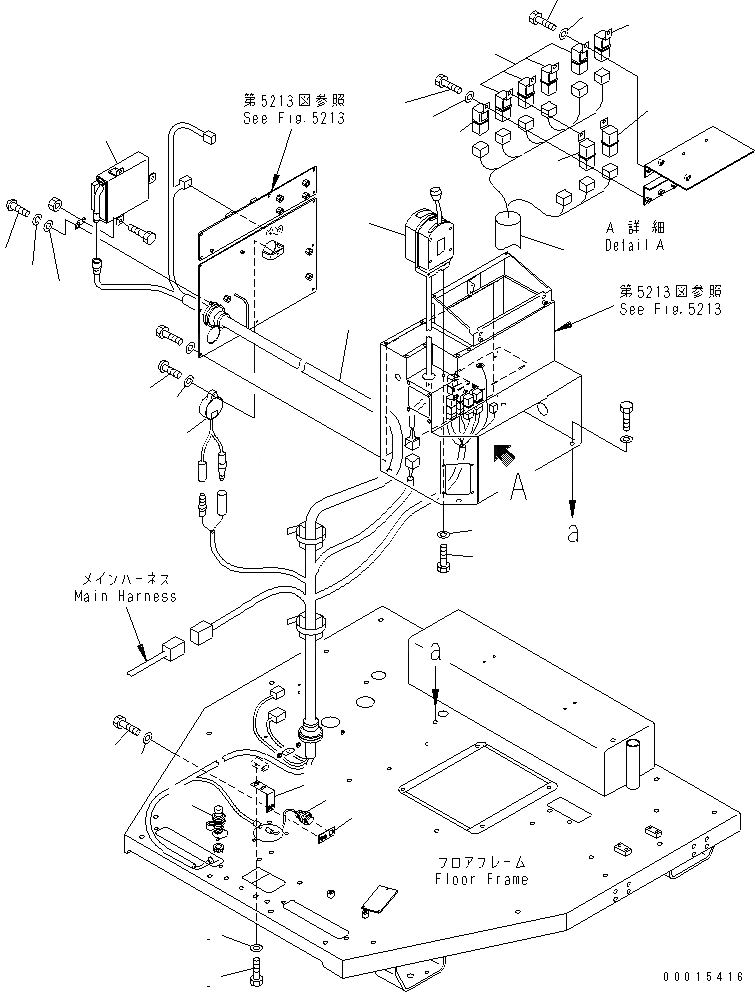 Схема запчастей Komatsu GH320-2 - ЭЛЕКТРИКА (УПРАВЛ-Е ТРАНСМИССИЕЙ ЛИНИЯ) (СПЕЦ-Я С АВТОМ. ТРАНСМИССИЕЙ)(№9-) КОМПОНЕНТЫ ДВИГАТЕЛЯ И ЭЛЕКТРИКА