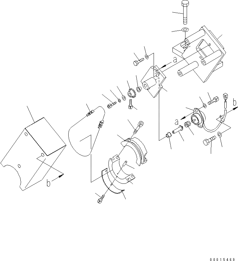 Схема запчастей Komatsu GH320-2 - ОТВАЛ РЕЖУЩ. ДАТЧИК НАКЛОНА (COMPOUND АВТОМАТИЧ. ОТВАЛ УПРАВЛ-Е СПЕЦ-Я.)(№-) РАБОЧЕЕ ОБОРУДОВАНИЕ
