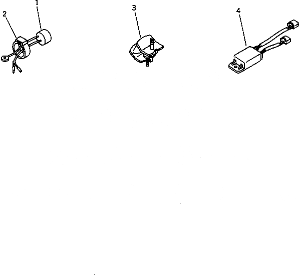 Схема запчастей Komatsu GX160K1-SKM-1 - BUZZER И РЕГУЛЯТОР ЭЛЕКТРИКА