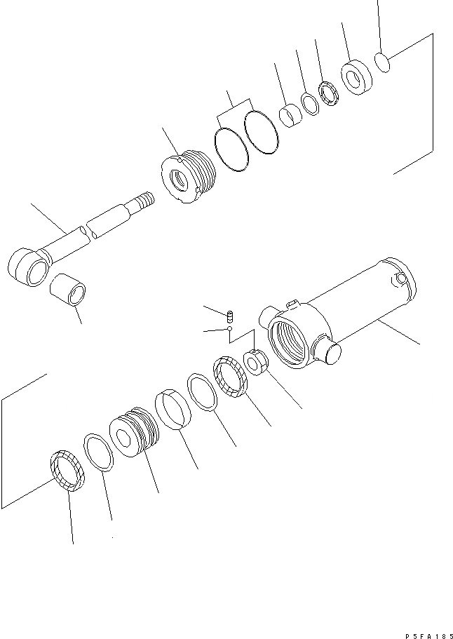 Схема запчастей Komatsu HFM408-1 - HINGED ВИЛЫ (С ВИЛЫ ПОЗИЦИОНЕР) (HINGED ВИЛЫ ЦИЛИНДР ВНУТР. ЧАСТИ) HINGED ВИЛЫ (С ВИЛЫ ПОЗИЦИОНЕР) (ФИКС. ТИП)