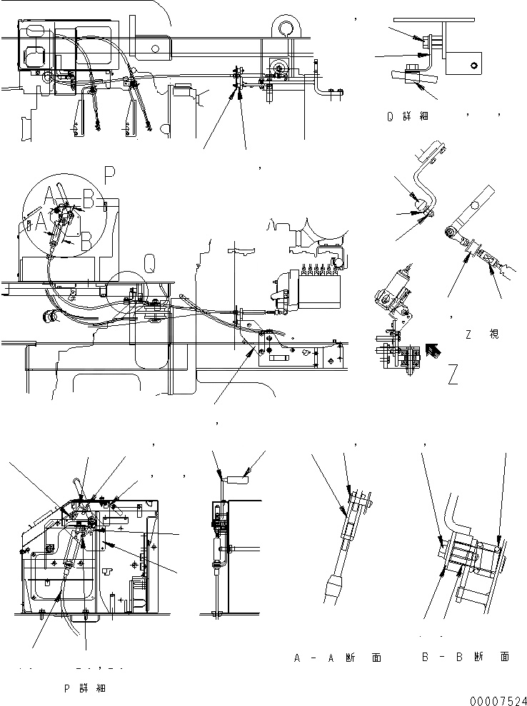 Схема запчастей Komatsu JT150-1 - УПРАВЛ-Е ДВИГАТЕЛЕМ КАБИНА ОПЕРАТОРА И СИСТЕМА УПРАВЛЕНИЯ