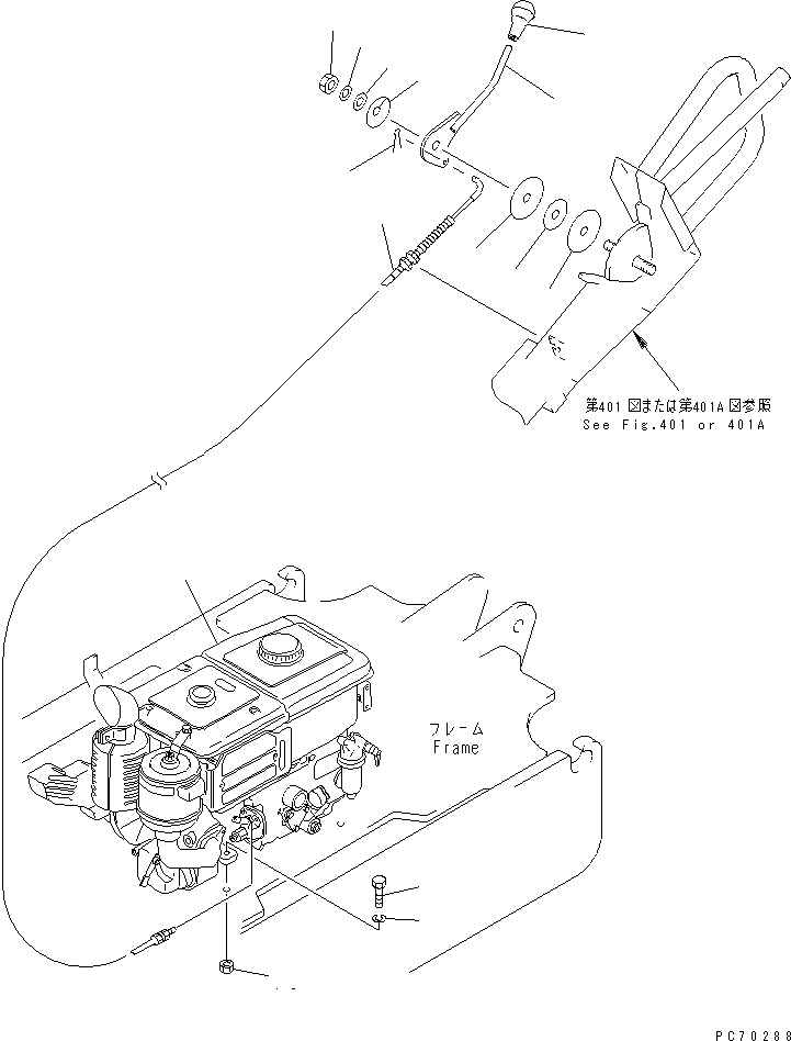 Схема запчастей Komatsu JV06H-3 - РЫЧАГ УПРАВЛ-Я ПОДАЧЕЙ ТОПЛИВА(№-9) ДВИГАТЕЛЬ¤ КОМПОНЕНТЫ ДВИГАТЕЛЯ И ЭЛЕКТРИКА