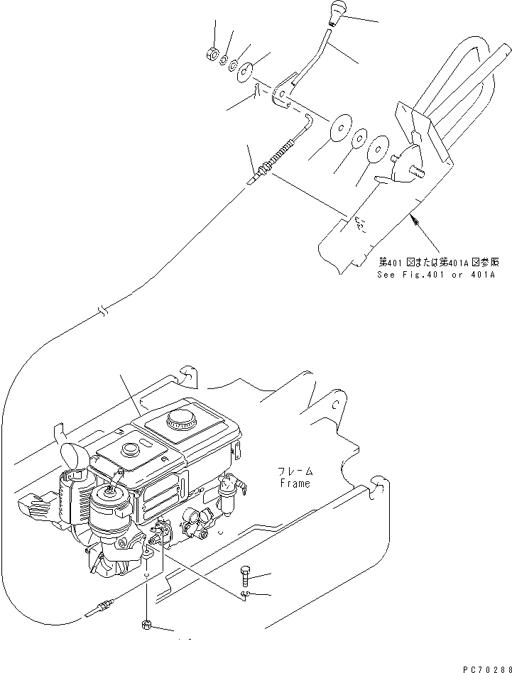 Схема запчастей Komatsu JV06H-3 - РЫЧАГ УПРАВЛ-Я ПОДАЧЕЙ ТОПЛИВА(№-9) ДВИГАТЕЛЬ¤ КОМПОНЕНТЫ ДВИГАТЕЛЯ И ЭЛЕКТРИКА