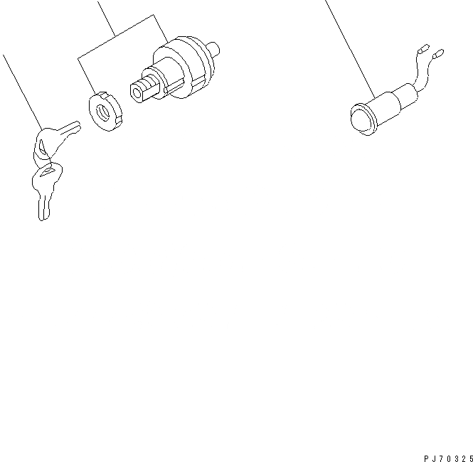 Схема запчастей Komatsu JV07HK-3 - ПЕРЕКЛЮЧАТЕЛЬ ЗАПУСКА И РЕГУЛЯТОР ДВИГАТЕЛЬ¤ КОМПОНЕНТЫ ДВИГАТЕЛЯ И ЭЛЕКТРИКА