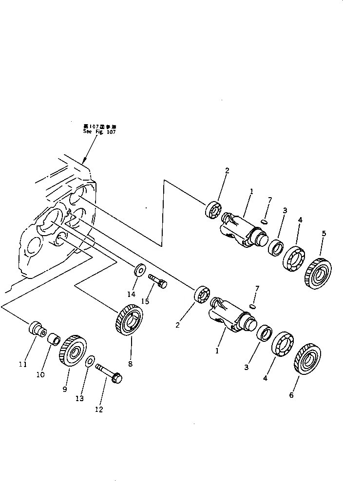 Схема запчастей Komatsu JV08H-2 - БАЛАНСИР ДВИГАТЕЛЬ¤ КОМПОНЕНТЫ ДВИГАТЕЛЯ И ЭЛЕКТРИКА