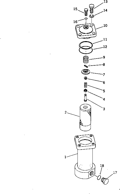 Схема запчастей Komatsu JV100A-1 - ГИДРАВЛ МАСЛ. ФИЛЬТР ГИДРАВЛИКА