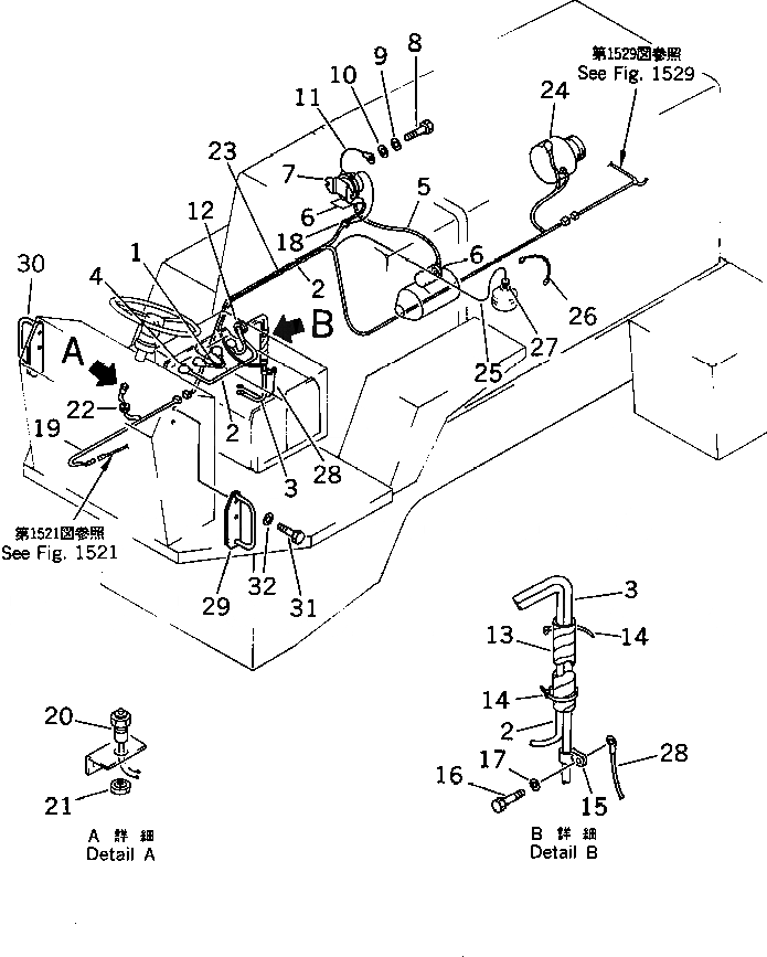 Схема запчастей Komatsu JV100WP-1 - ЭЛЕКТРИКА (ПРАВ.) (КРОМЕ ЯПОН.) КОМПОНЕНТЫ ДВИГАТЕЛЯ И ЭЛЕКТРИКА