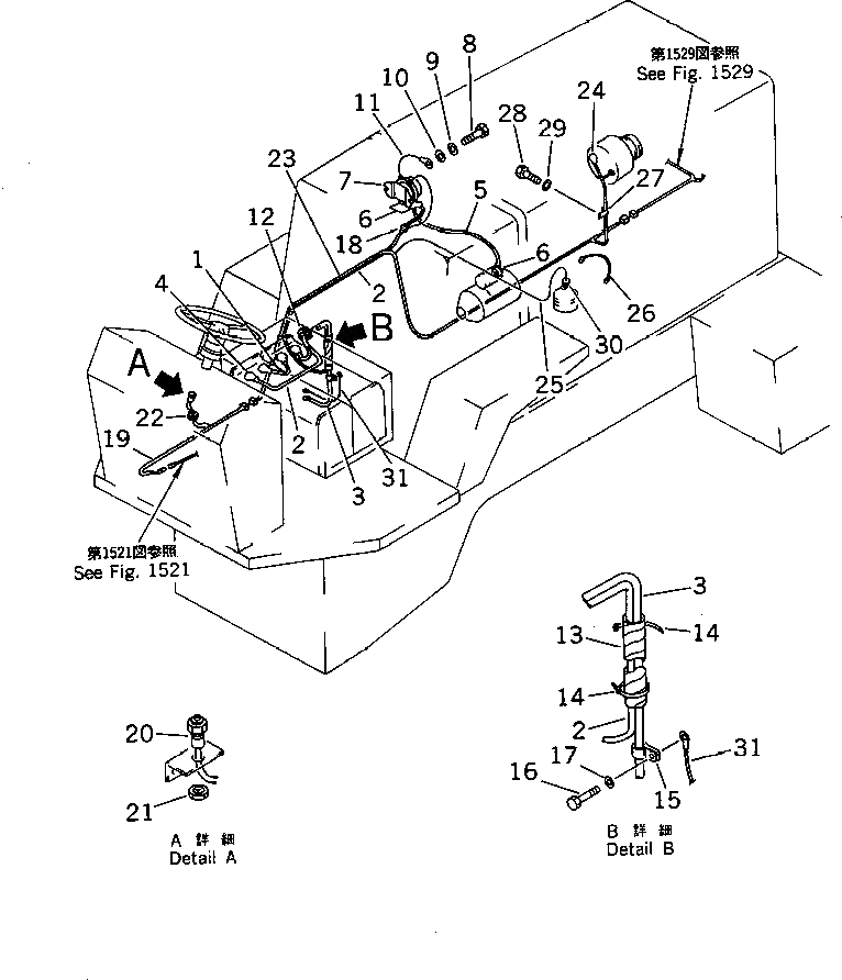 Схема запчастей Komatsu JV100WP-1 - ЭЛЕКТРИЧ.L СИСТЕМА (ПРАВ.) (ДЛЯ VACUUM НАСОС LESS ГЕНЕРАТОР) (КРОМЕ ЯПОН.)(№-) КОМПОНЕНТЫ ДВИГАТЕЛЯ И ЭЛЕКТРИКА