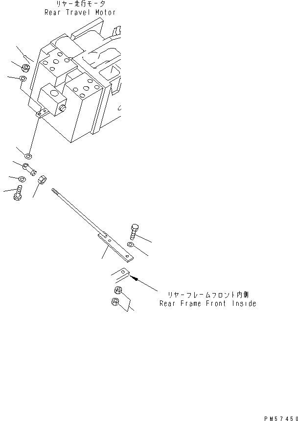 Схема запчастей Komatsu JV100WA-2T - BYPASS КЛАПАН РЫЧАГ УПРАВЛ-Я РУЛЕВ. УПРАВЛЕНИЕ И СИСТЕМА УПРАВЛЕНИЯ