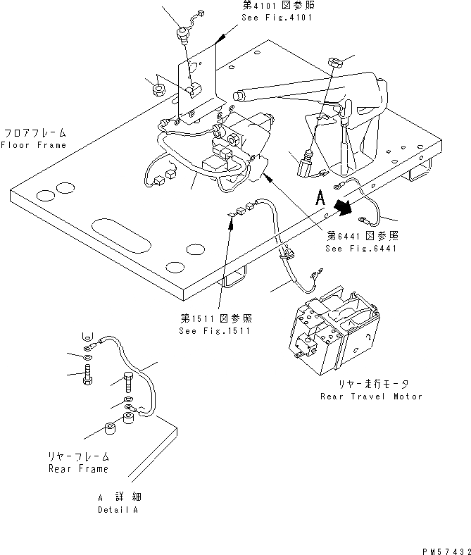 Схема запчастей Komatsu JV100WP-2T - ЭЛЕКТРИКА (ОСНОВН. КОНСТРУКЦИЯ ЛИНИЯ) КОМПОНЕНТЫ ДВИГАТЕЛЯ И ЭЛЕКТРИКА