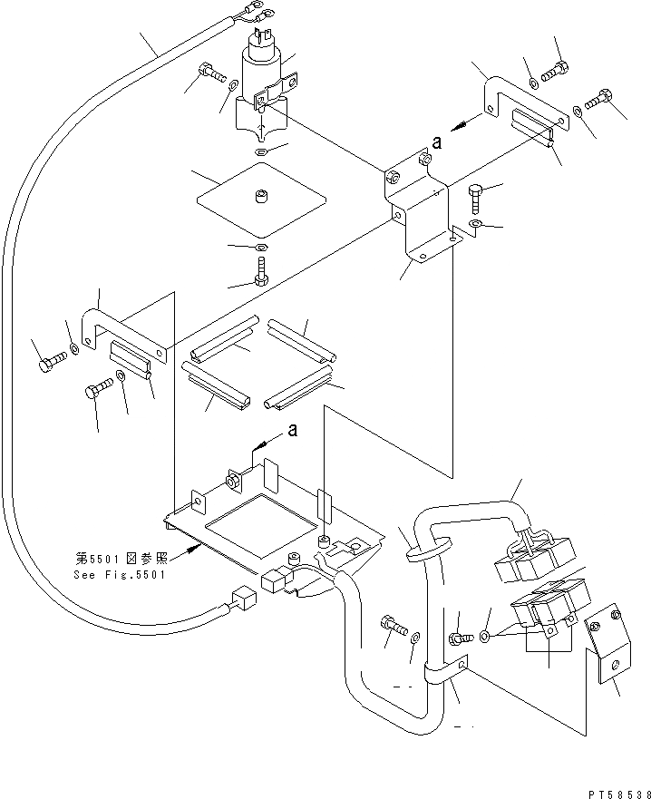 Схема запчастей Komatsu JV130WH-1 - КОНДИЦ. ВОЗДУХА (9/) (ВПУСК ВОЗДУХА СИСТЕМА) РАМА И КУЗОВ