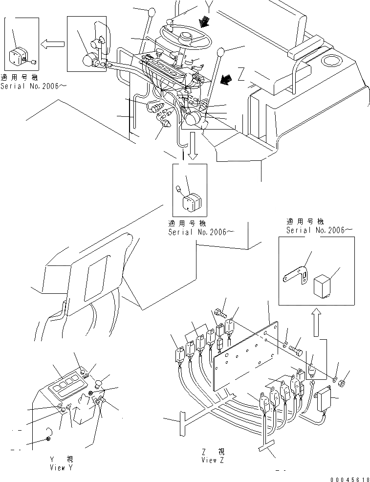 Схема запчастей Komatsu JV25DW-3 - ЭЛЕКТРИКА (/) (ПРИБОРНАЯ ПАНЕЛЬ ЛИНИЯ) (JVDW-) КОМПОНЕНТЫ ДВИГАТЕЛЯ И ЭЛЕКТРИКА