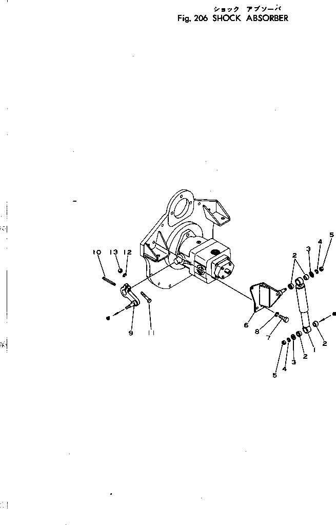 Схема запчастей Komatsu JW33-1 - SHOCK ABSORBER ТРАНСМИССИЯ