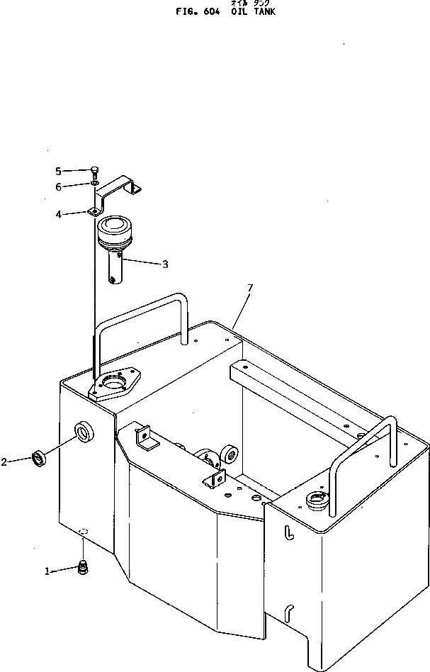 Схема запчастей Komatsu JW33-2 - МАСЛ. БАК СИСТЕМА РАЗБРЫЗГИВАНИЯ ВОДЫ И ГИДРОЛИНИЯ