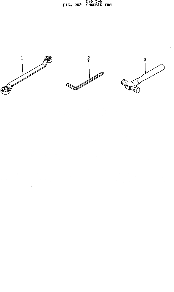Схема запчастей Komatsu JW33-2 - ШАССИ ИНСТРУМЕНТ ИНСТРУМЕНТ