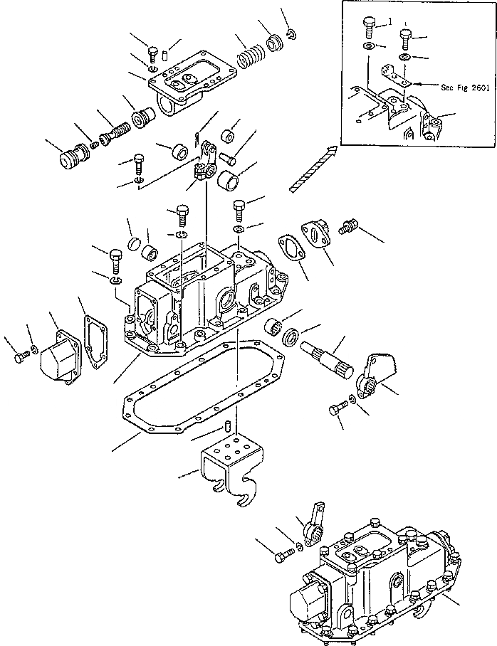 Схема запчастей Komatsu D70-LE - РУЛЕВ. УПРАВЛЕНИЕ КОРПУС COVER ОСНОВН. МУФТА ТРАНСМИССИЯ¤ РУЛЕВ. УПРАВЛЕНИЕ И КОНЕЧНАЯ ПЕРЕДАЧА