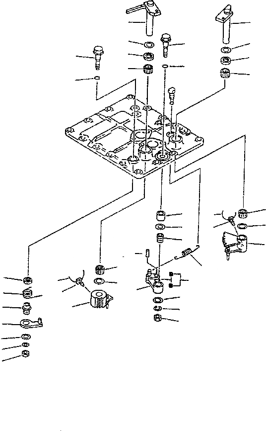 Схема запчастей Komatsu D85E-SS-2 - ТРАНСМИССИЯ (РЫЧАГ УПРАВЛ-Я) СИЛОВАЯ ПЕРЕДАЧА И КОНЕЧНАЯ ПЕРЕДАЧА