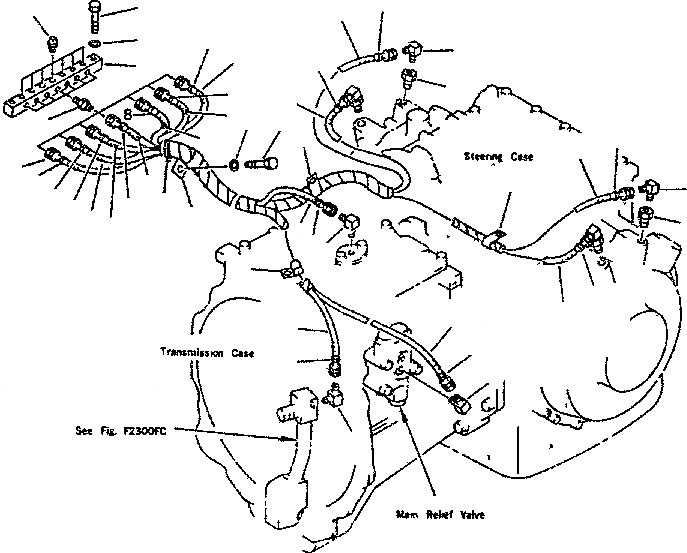 Схема запчастей Komatsu D85E-SS-2 - СИЛОВАЯ ЛИНИЯ (КОНЦЕНТР. ТРУБЫ) СИЛОВАЯ ПЕРЕДАЧА И КОНЕЧНАЯ ПЕРЕДАЧА