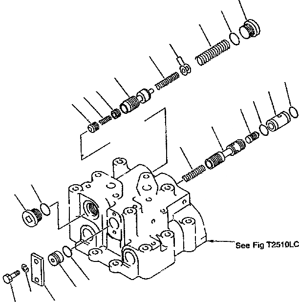 Схема запчастей Komatsu D85E-SS-2 - ТЯГОВ. ЛЕБЕДКА (КЛАПАН¤ RELIEF И ТОРМОЗНОЙ КЛАПАН) РАБОЧЕЕ ОБОРУДОВАНИЕ