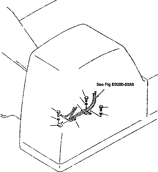 Схема запчастей Komatsu PC300-6 - ЭЛЕКТРОПРОВОДКА (КРЕПЛЕНИЕ) ЭЛЕКТРИКА