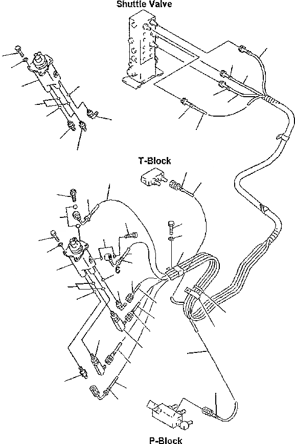 Схема запчастей Komatsu PC300-6 - ОСНОВН. КОНСТРУКЦИЯ (РАБОЧАЯ ЛИНИЯ PPC) КАБИНА ОПЕРАТОРА И СИСТЕМА УПРАВЛЕНИЯ