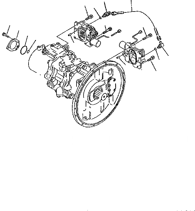 Схема запчастей Komatsu PC300-6 - ОСНОВН. НАСОС (/) РЕМ. КОМПЛЕКТЫ