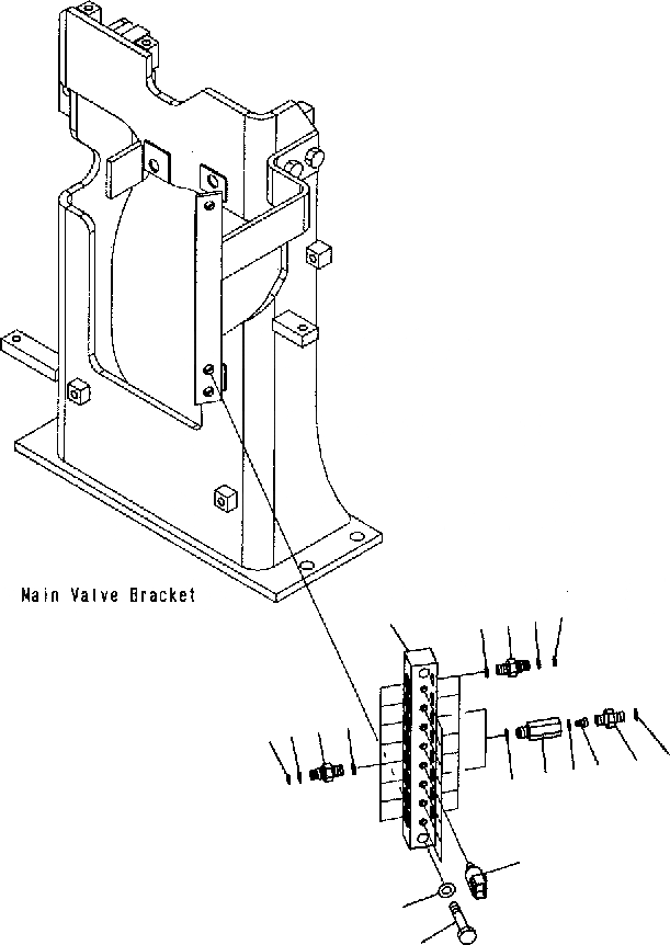 Схема запчастей Komatsu PC300-7 - PRESSURE ПЕРЕКЛЮЧАТЕЛЬ H ГИДРАВЛИКА