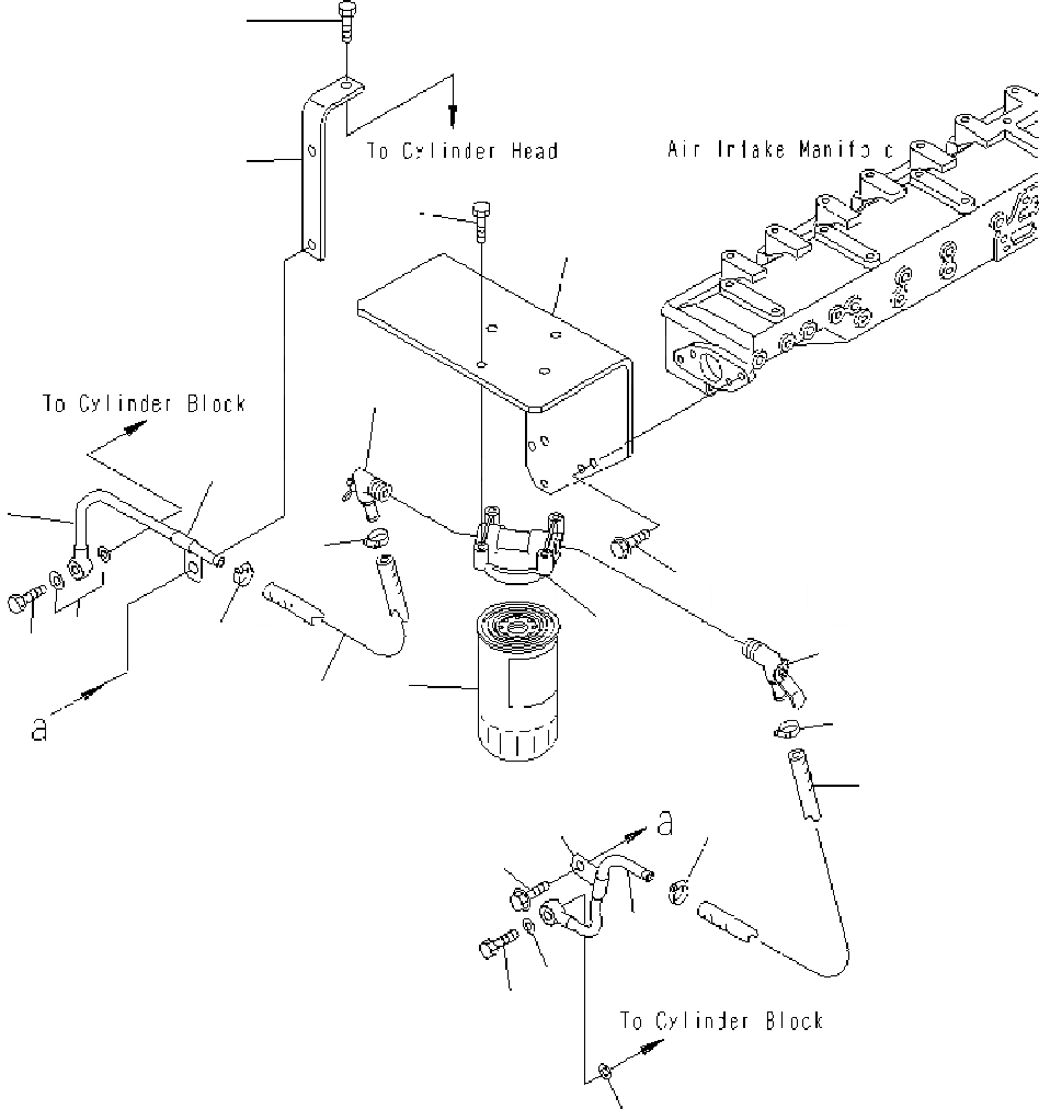 Схема запчастей Komatsu PC400-7 - АНТИКОРРОЗ. ЭЛЕМЕНТ AA ДВИГАТЕЛЬ [SAADE- заводской номер -UP]