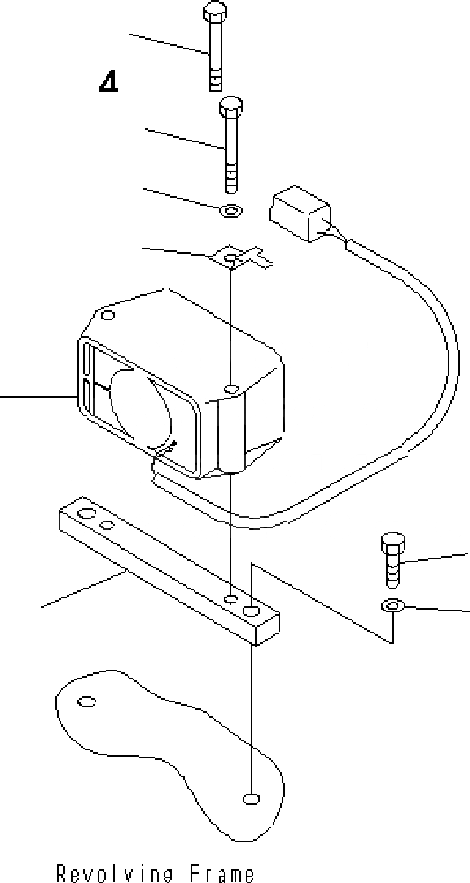 Схема запчастей Komatsu PC400-7 - СИГНАЛ ХОДА E ЭЛЕКТРИКА