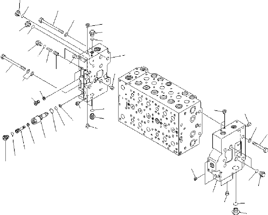 Схема запчастей Komatsu PC400-7 - ОСНОВН. КЛАПАН ( АКТУАТОР) (7/) Y РЕМ. КОМПЛЕКТЫ И COMPONENT