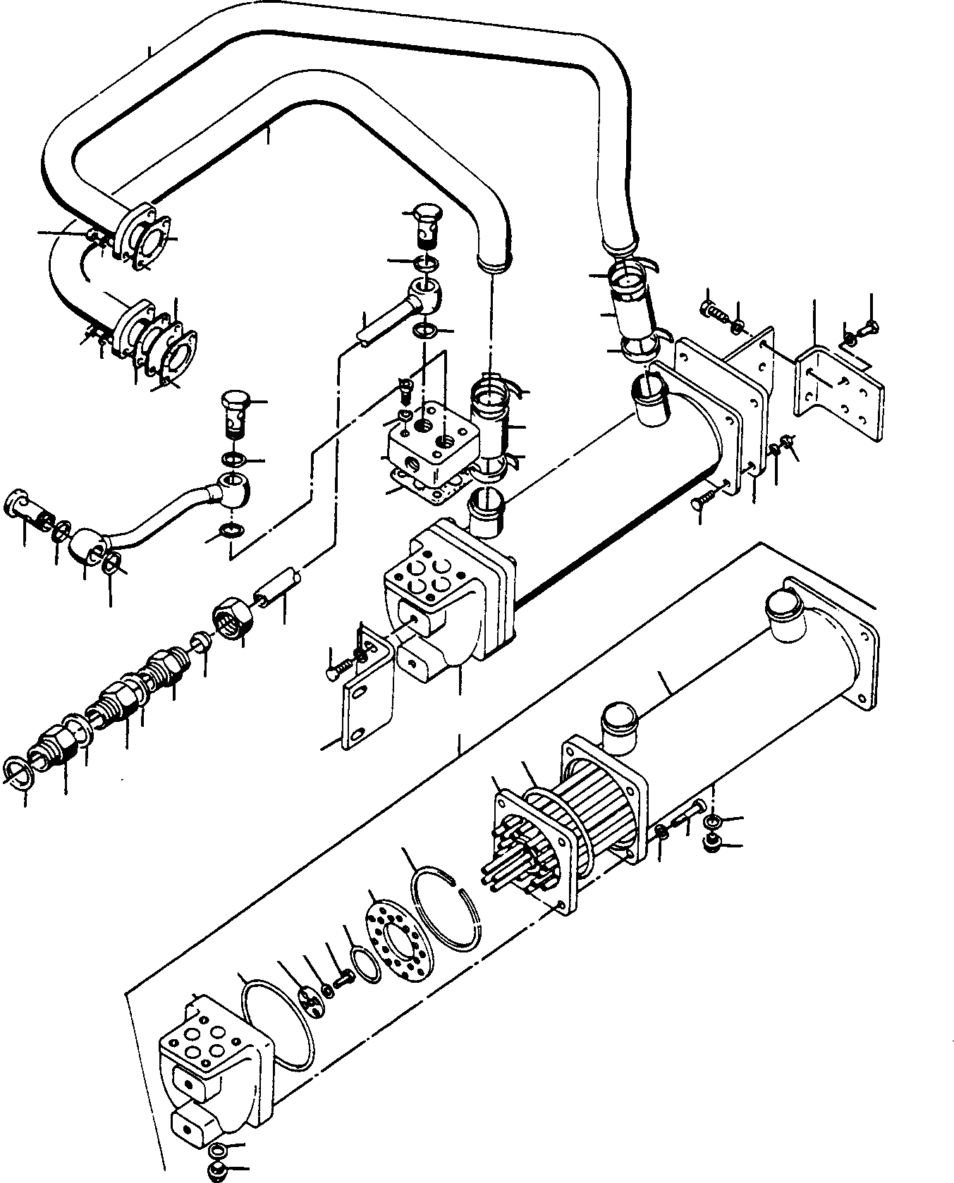Схема запчастей Komatsu L700D Turbo - ДВИГАТЕЛЬ МАСЛ. ОХЛАЖД-Е, UP - ДВИГАТЕЛЬ NO. ДВИГАТЕЛЬ, АКСЕССУАРЫ И ЭЛЕКТРИЧ. СИСТЕМА