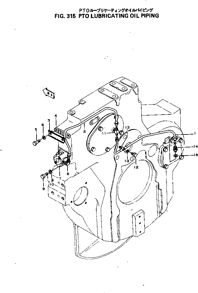 Схема запчастей Komatsu NH-220-CI-1L - PTO СИСТЕМА СМАЗКИ МАСЛОПРОВОДЯЩАЯ ЛИНИЯ СИСТЕМА СМАЗКИ МАСЛ. СИСТЕМА
