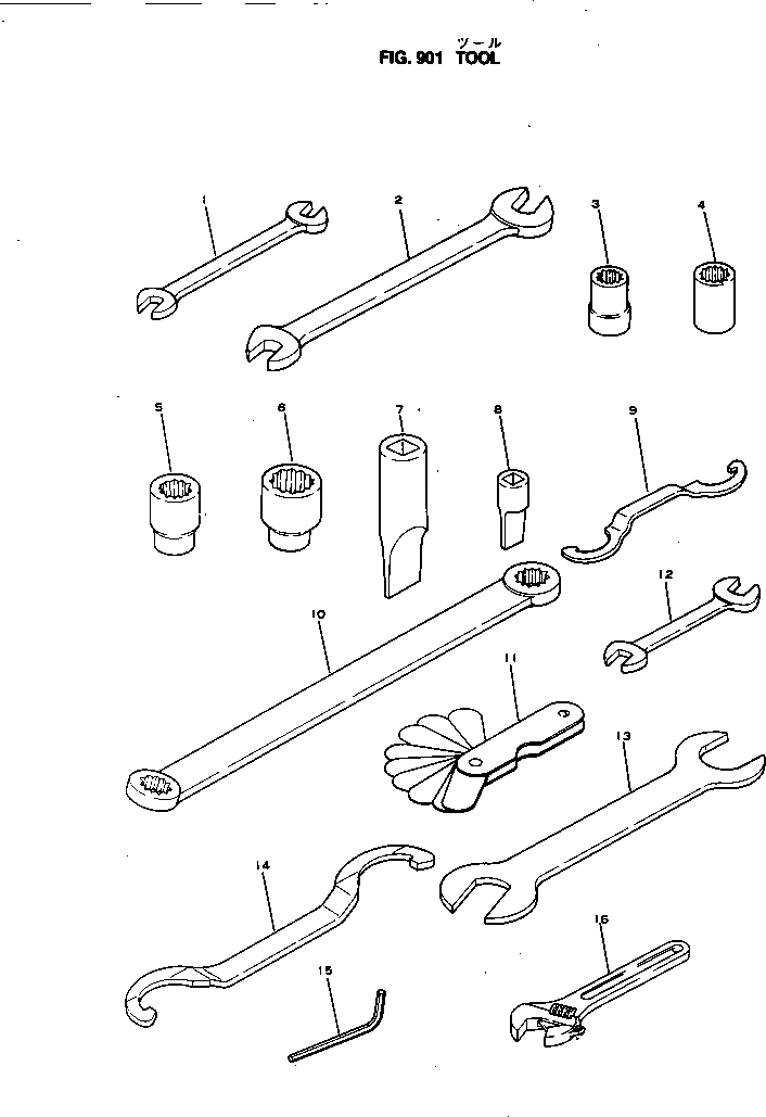 Схема запчастей Komatsu NH-220-CI-1H - ИНСТРУМЕНТ ИНСТРУМЕНТ И РЕМКОМПЛЕКТЫ