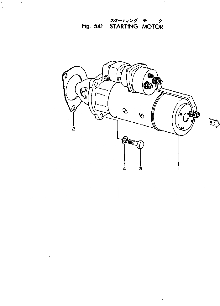 Схема запчастей Komatsu NHC-4-CI-1S - STARING МОТОР ОХЛАЖД-Е И ЭЛЕКТРИКАS