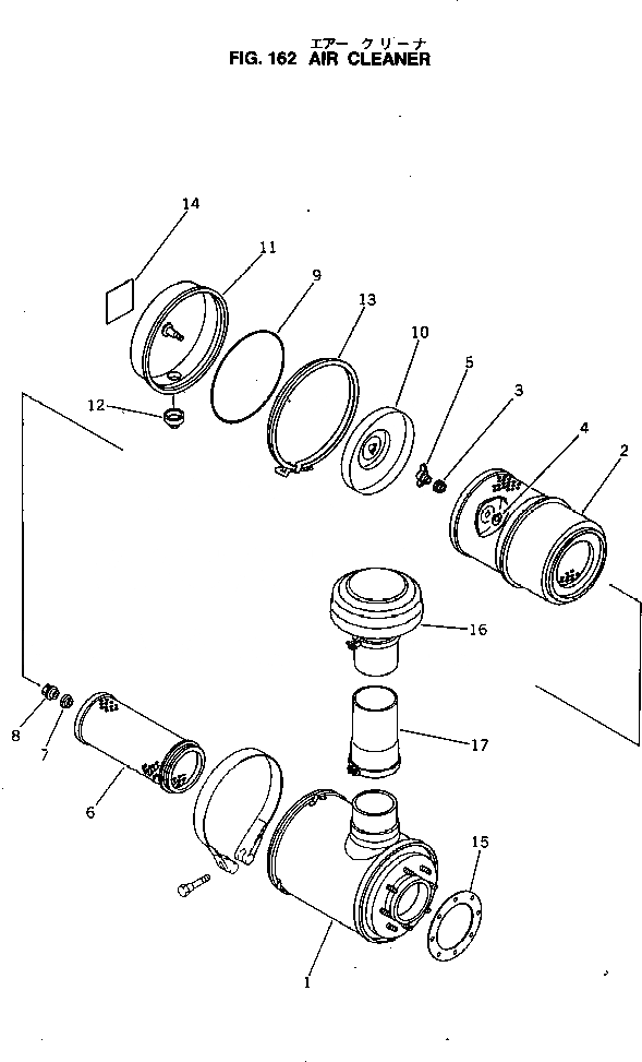 Схема запчастей Komatsu NTO-6-CI-1N - ВОЗДУХООЧИСТИТЕЛЬ ГОЛОВКА ЦИЛИНДРОВ