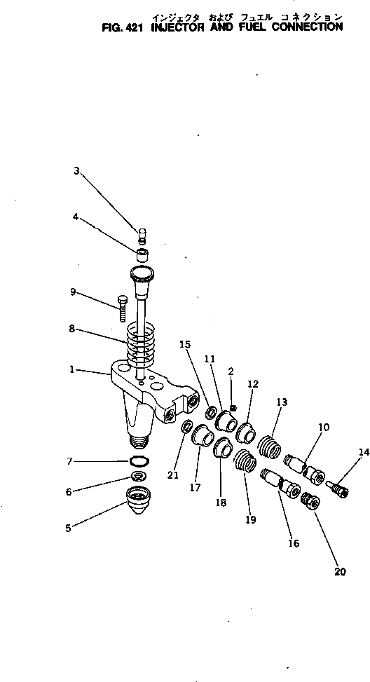 Схема запчастей Komatsu NTO-6-G-1G - ВПРЫСК И ТОПЛИВН. СОЕДИН-Е ТОПЛИВН. СИСТЕМА