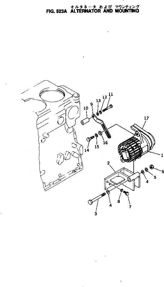 Схема запчастей Komatsu NTO-6-G-1G - ГЕНЕРАТОР И КРЕПЛЕНИЕ ОХЛАЖД-Е И ЭЛЕКТРИКАS