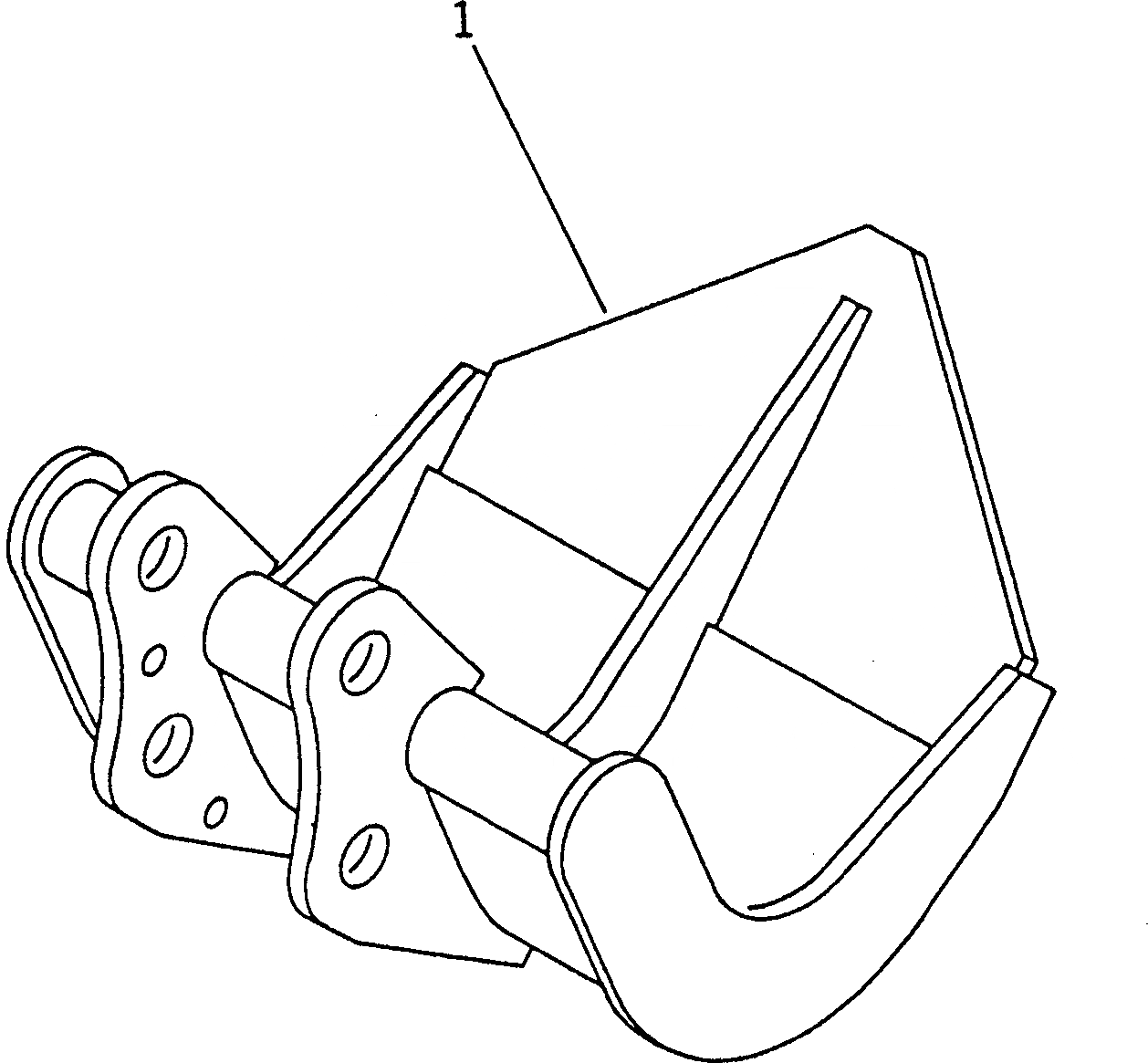 Схема запчастей Komatsu PC01-1A - КОВШ-РЫХЛИТЕЛЬ РАБОЧЕЕ ОБОРУДОВАНИЕ