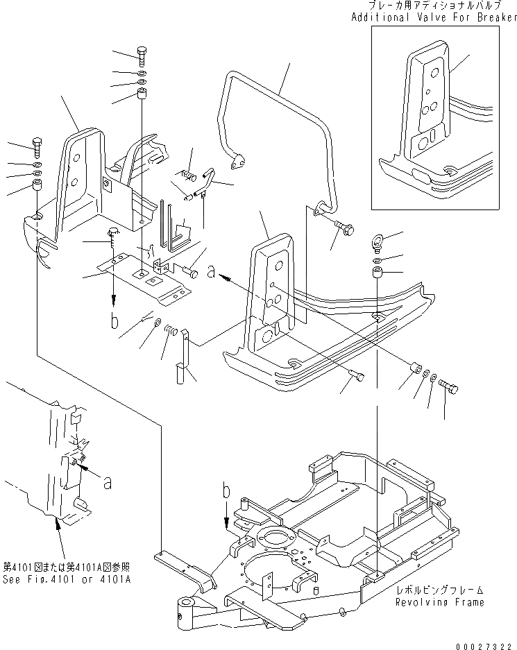 Схема запчастей Komatsu PC02-1 - ПОЛ КАБИНЫ ЧАСТИ КОРПУСА